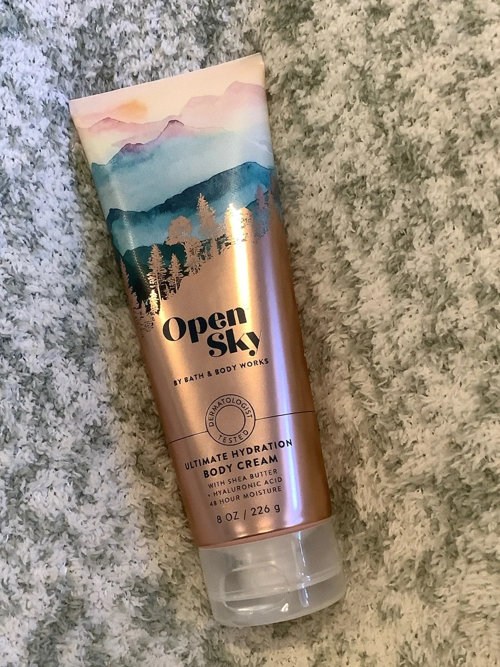 Bath & Body Works Open Sky Scented Ultimate Hydration Body Cream NWT 8oz.